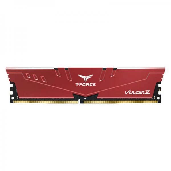 TeamGroup T-Force Desktop Ram Vulcan Z Series 16GB (16GBx1) DDR4 3600MHz Red