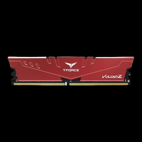 TeamGroup T-Force TLZRD48G3200HC16C01 Desktop Ram VULCAN Z Series 8GB (8GBx1) DDR4 3200MHz Red