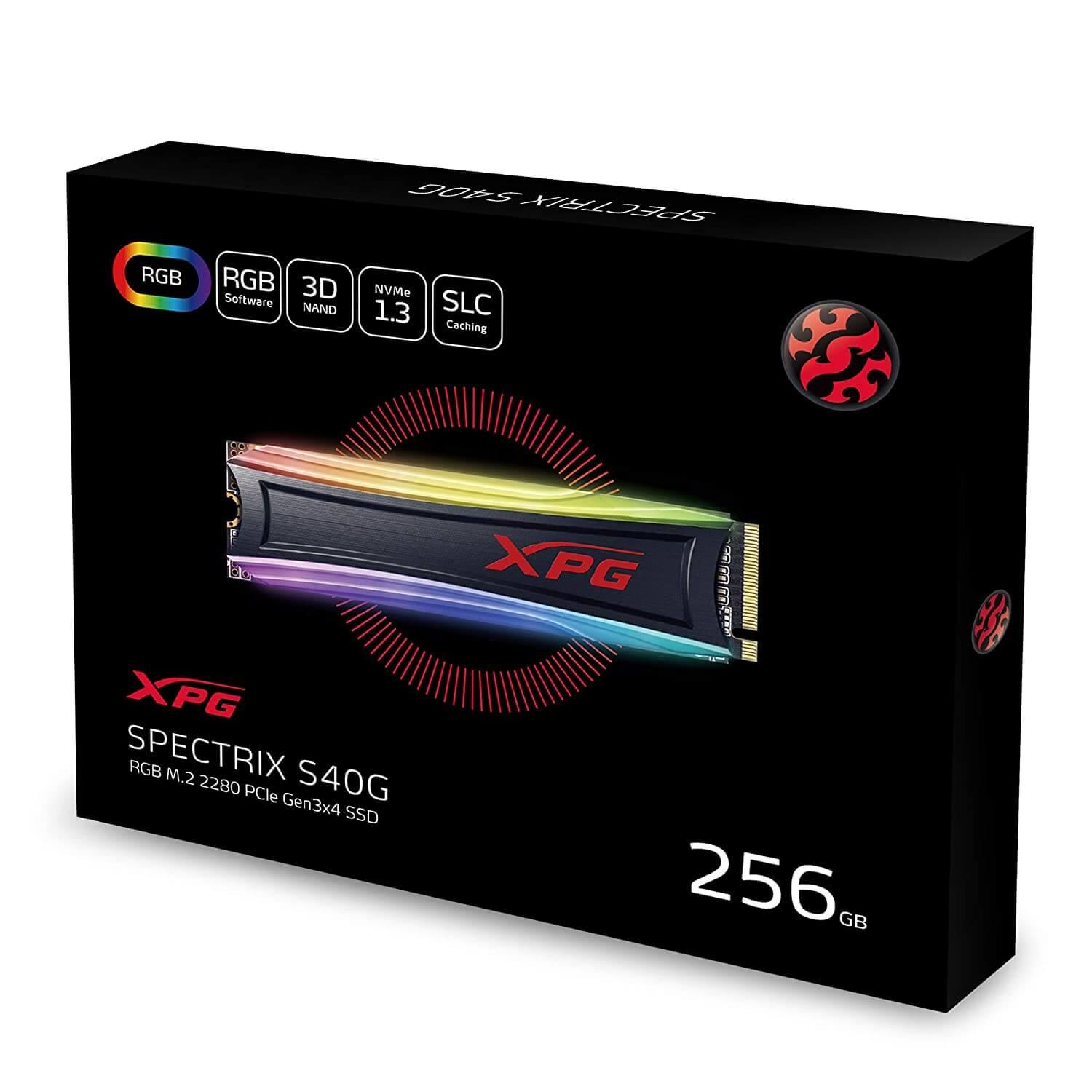 Adata XPG S40G 256GB RGB NVME SSD