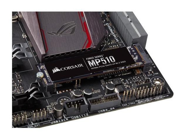 Corsair Force MP510 M.2 2280 1.92TB PCI-Express 3.0 x4, NVMe 1.3 3D TLC Internal Solid State Drive (SSD) CSSD-F1920GBMP510