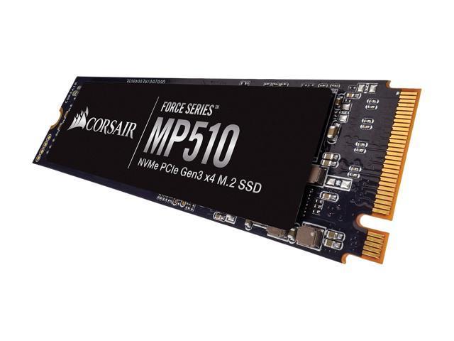 Corsair Force MP510 M.2 2280 960GB PCI-Express 3.0 x4, NVMe 1.3 3D TLC Internal Solid State Drive (SSD) CSSD-F960GBMP510