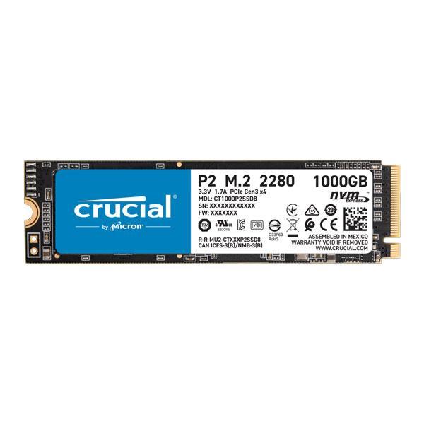 Crucial P2 M.2 NVMe 1TB Internal SSD CT1000P2SSD8
