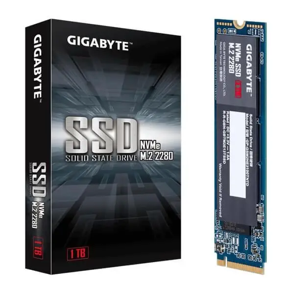Gigabyte AORUS M.2 2280 1TB PCI-Express 3.0 x4, NVMe 1.3 Internal Solid State Drive (SSD)