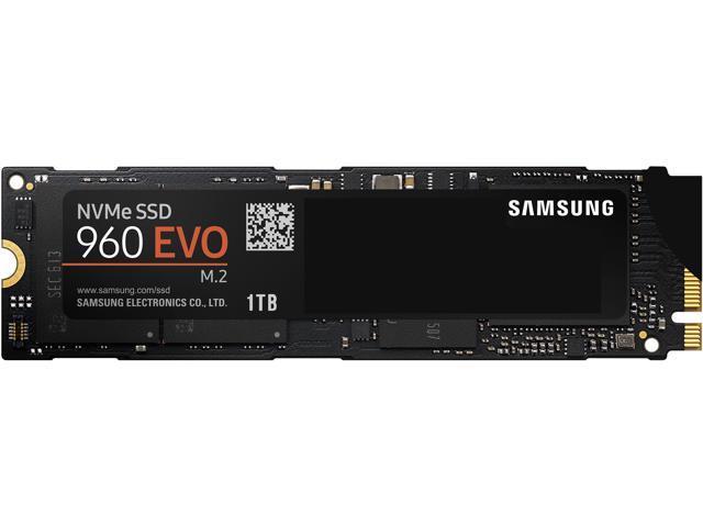 Samsung 960 EVO M.2 1TB NVMe PCI-Express 3.0 x4 Internal Solid State Drive (SSD) MZ-V6E1T0BW