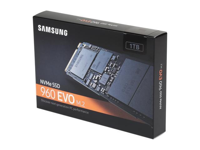 Samsung 960 EVO M.2 1TB NVMe PCI-Express 3.0 x4 Internal Solid State Drive (SSD) MZ-V6E1T0BW
