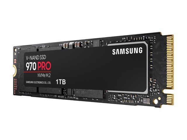 Samsung 970 PRO M.2 2280 1TB PCIe Gen3. X4, NVMe 1.3 64L V-NAND 2-bit MLC Internal Solid State Drive (SSD) MZ-V7P1T0BW