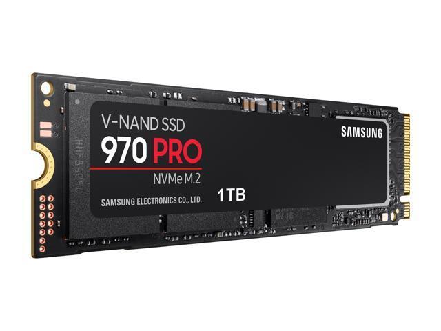 Samsung 970 PRO M.2 2280 1TB PCIe Gen3. X4, NVMe 1.3 64L V-NAND 2-bit MLC Internal Solid State Drive (SSD) MZ-V7P1T0BW