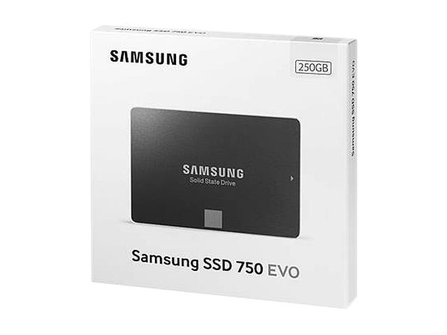 Samsung 250GB 750 EVO SSD SATA III 2.5" MZ-750250BW