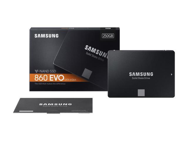 Samsung 860 EVO Series 2.5" 250GB SATA III V-NAND 3-bit MLC Internal Solid State Drive (SSD) MZ-76E250B/AM