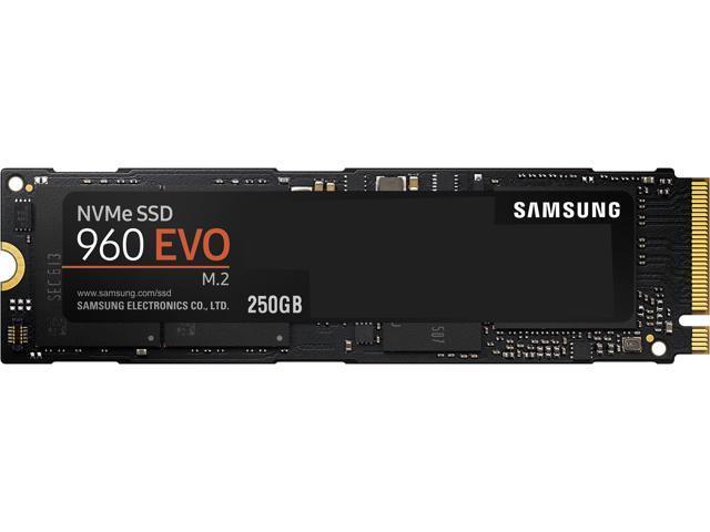Samsung 960 EVO M.2 250GB NVMe PCI-Express 3.0 x4 Internal Solid State Drive (SSD) MZ-V6E250BW