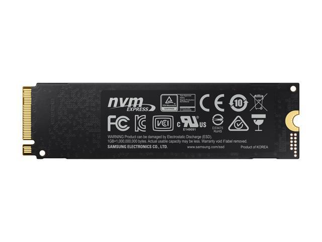Samsung 970 EVO M.2 2280 2TB PCIe Gen3. X4, NVMe 1.3 64L V-NAND 3-bit MLC Internal Solid State Drive (SSD) MZ-V7E2T0BW