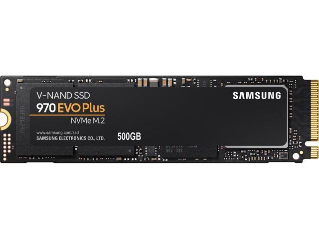 Samsung 970 EVO PLUS M.2 2280 500GB PCIe Gen 3.0 x4, NVMe 1.3 V-NAND 3-bit MLC Internal Solid State Drive (SSD) MZ-V7S500B/AM