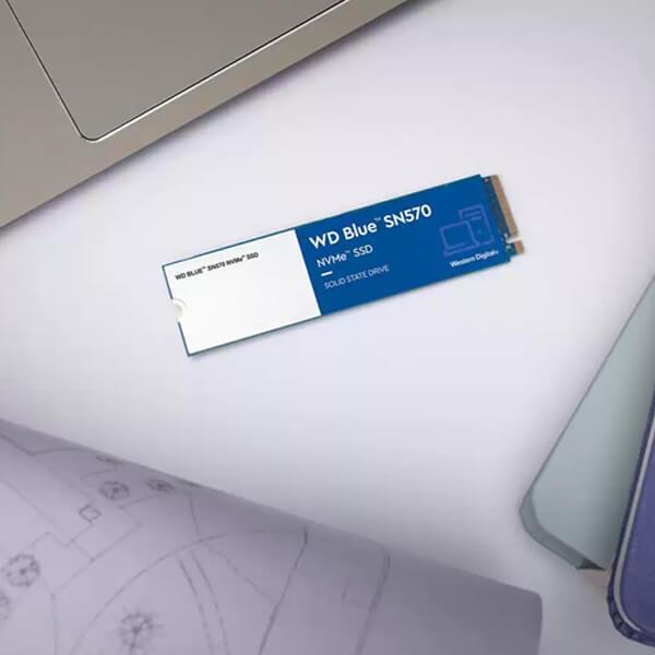 Western Digital Blue SN570 1TB M.2 NVMe Internal SSD (WDS100T3B0C)