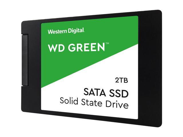 WD Green 2TB Internal SSD Solid State Drive - SATA 6Gb/s 2.5 Inch - WDS200T2G0A