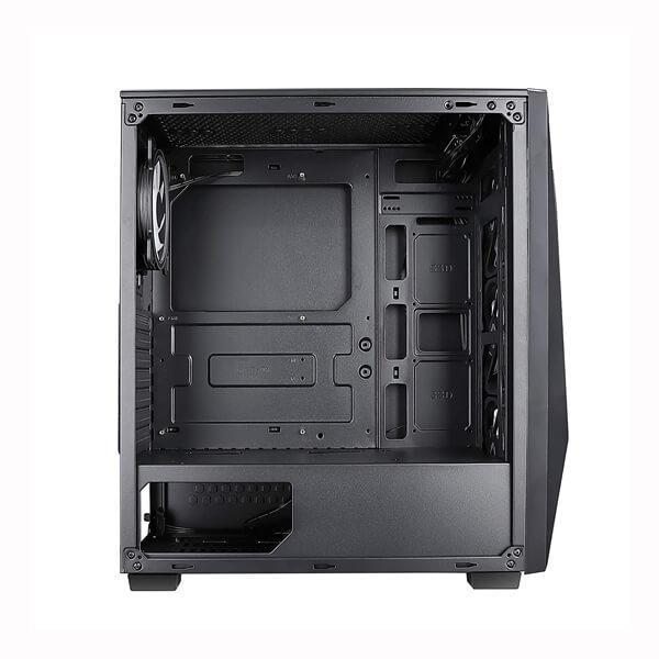 Chiptronex GX3000 ARGB (ATX) Mid Tower Cabinet With Tempered Glass Side Panel And ARGB Strip (Black)