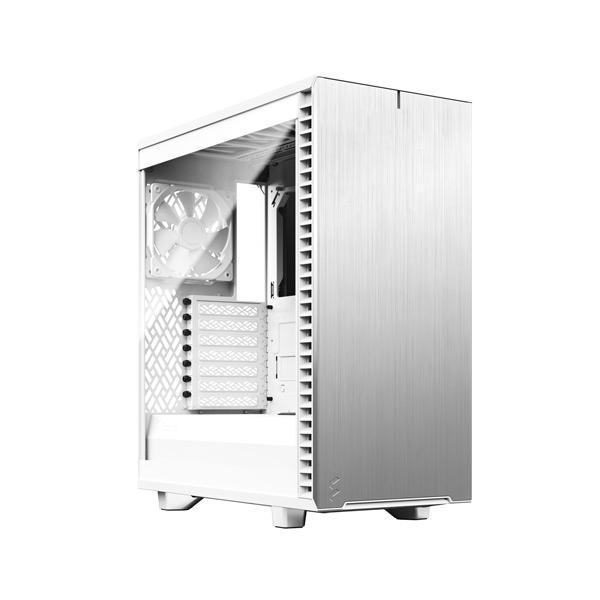 Fractal Design Define 7 Compact Light (ATX) Mid Tower Cabinet With Tempered Glass Side Panel (White)