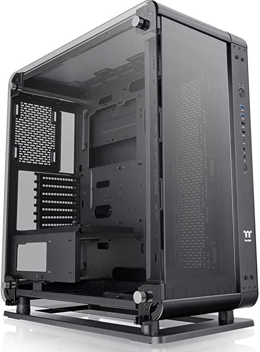 Thermaltake The Core P6 TG Black Edition transformable ATX Mid Tower Fully Modular Computer Case with Tt LCS Certification CA-1V2-00M1WN-00