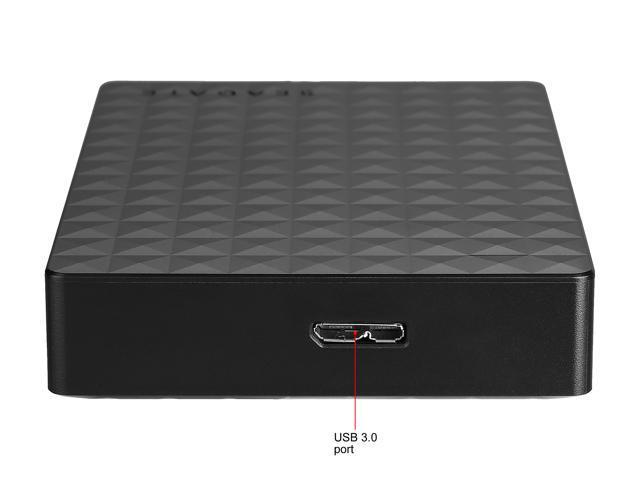 Seagate Portable Hard Drive 5TB HDD - External Expansion for PC/ Windows/ PS4 & Xbox - USB 2.0 & 3.0 Black (STEA5000402)
